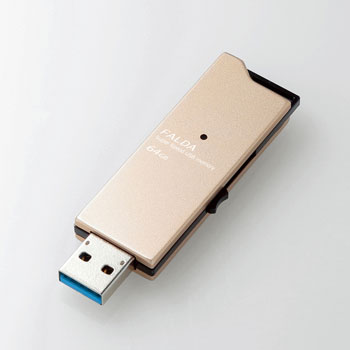 ELECOM MF-DAU3064GGD 高速USB3.0メモリ(スライドタイプ)