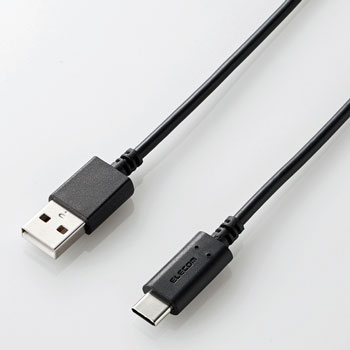 ELECOM MPA-AC15BK USB2.0ケーブル(準拠、A-C)