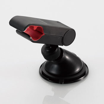 ELECOM P-CARS05BK スマホ用車載クリップホルダー(強力ゲル吸盤)