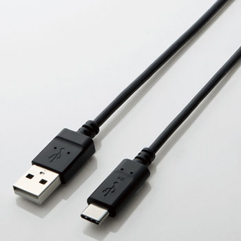 ELECOM TB-AC10NBK USB2.0ケーブル（A-C）