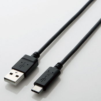 ELECOM TB-AC20NBK USB2.0ケーブル（A-C）