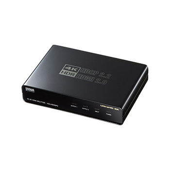 サンワサプライ VGA-HDRSP2 4K/60Hz・HDR対応HDMI分配器(2分配)
