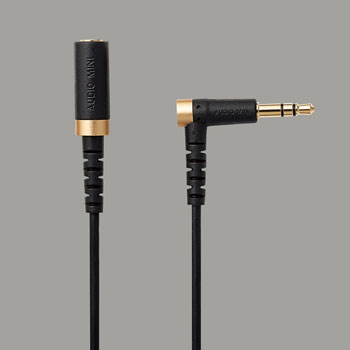 ELECOM EHP-35ELS20BK ヘッドホン・イヤホン用延長コード(高耐久モデル)