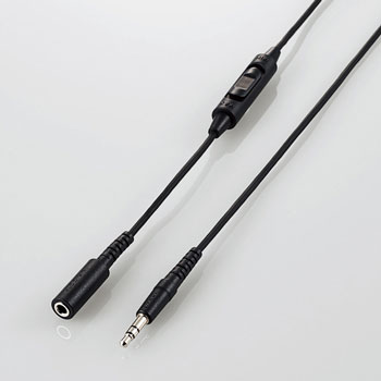 ELECOM EHP-TVES30BK TV用ヘッドホン延長コード(高耐久モデル)
