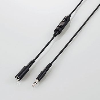 ELECOM EHP-TVES50BK TV用ヘッドホン延長コード(高耐久モデル)