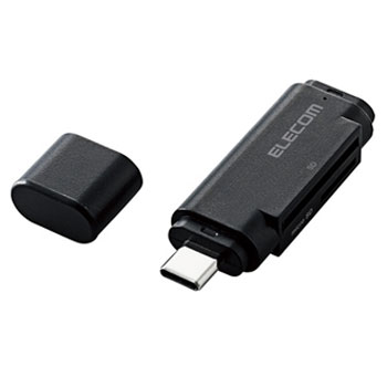 ELECOM MR3C-D011BK USB Type-Cメモリリーダライタ(スティックタイプ)