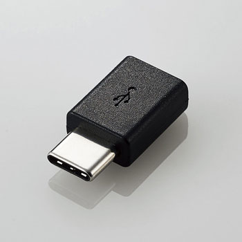 ELECOM MPA-MBFCMADNBK USB2.0変換アダプタ（Type-C-micro-B）