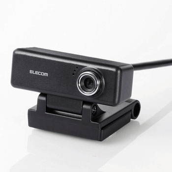 ELECOM UCAM-C520FBBK 200万画素Webカメラ 高画質HD対応