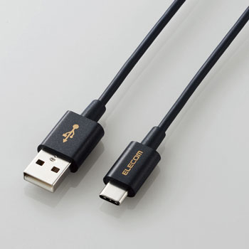 ELECOM MPA-ACYS03NBK やわらか耐久USB Type-Cケーブル