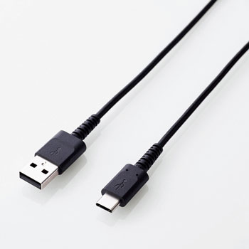 ELECOM MPA-ACS03NBK 高耐久USB Type-Cケーブル