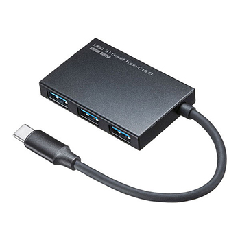 サンワサプライ USB-3TCH18BK USB3.1 Gen2対応 Type-Cハブ