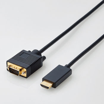ELECOM CAC-HDMIVGA10BK HDMI用VGA変換ケーブル