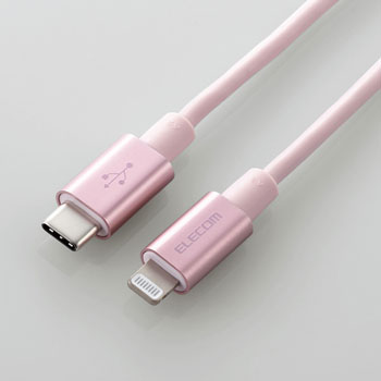 ELECOM MPA-CLPS10PN USB-C to Lightningケーブル（耐久仕様）