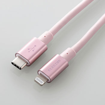 ELECOM MPA-CLPS20PN USB-C to Lightningケーブル（耐久仕様）