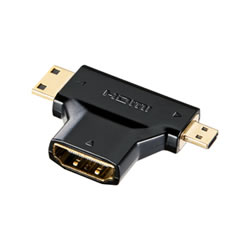サンワサプライ AD-HD11MMC HDMI変換アダプタミニ&マイクロHDMI