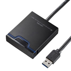 サンワサプライ ADR-3SDCFUBK USB3.0SDカードリーダー