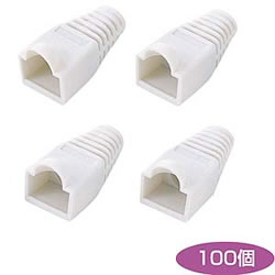 サンワサプライ ADT-MC4W-100 モジュラーカバー(先付けタイプ) 1パック=100個 白