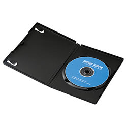 サンワサプライ DVD-TN1-30BK DVDトールケース(1枚収納) 1パック=30枚