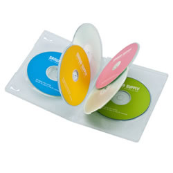 サンワサプライ DVD-TN6-03C DVDトールケース(6枚収納) 1パック=3枚