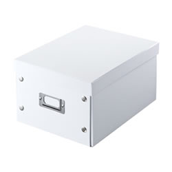 サンワサプライ FCD-MT4W 組み立て式DVDBOX(ホワイト)