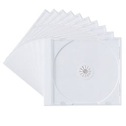 サンワサプライ FCD-PN10W DVD・CDケース(ホワイト) 1パック=10枚