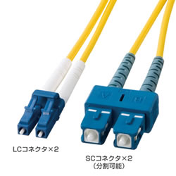 サンワサプライ HKB-LCSC1-02L 光ファイバケーブル