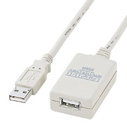 サンワサプライ KB-USB-R205 USB2.0リピーターケーブル(5m)
