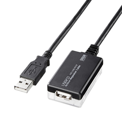サンワサプライ KB-USB-R212 12m延長USBアクティブリピーターケーブル