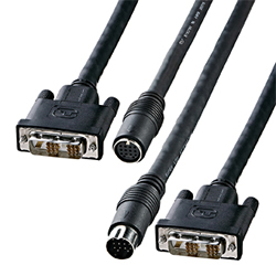 サンワサプライ KC-DVI-K150 DVI工事配線ケーブル(シングルリンク)
