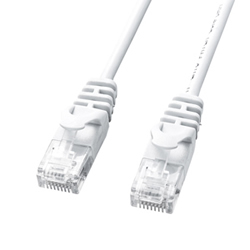 サンワサプライ LA-SL6-02W カテゴリ6極細LANケーブル