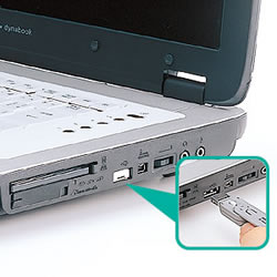 サンワサプライ SL-46-W USBコネクタ取付けセキュリティ