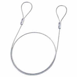 サンワサプライ SLE-1W-1 Eセキュリティ(ワイヤー、1.0m・3.5mm)