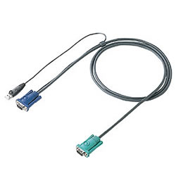 サンワサプライ SW-KLU300 パソコン自動切替器用ケーブル(3.0m)