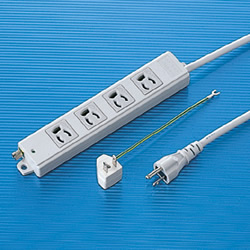 サンワサプライ TAP-5431N-10 抜け止めタップ(10m)