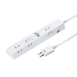 サンワサプライ TAP-B40W 便利タップACアダプタ対応