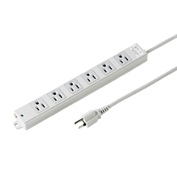 サンワサプライ TAP-K6NSP-3 工事物件雷ガードタップ