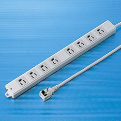 サンワサプライ TAP-K8L-1 工事物件タップ(8個口・1m)