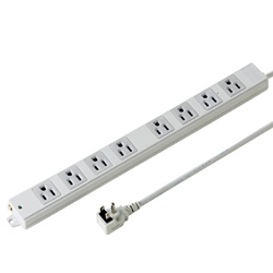 サンワサプライ TAP-K8NL-3 工事物件タップ(8個口・3m)