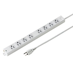 サンワサプライ TAP-K8NSP-3 工事物件雷ガードタップ