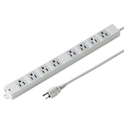 サンワサプライ TAP-KE8N-3 工事物件タップ(8個口・3m)