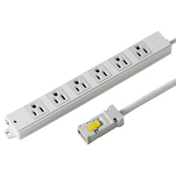 サンワサプライ TAP-KH6N-3 工事物件タップ(6個口・3m)