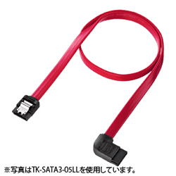 サンワサプライ TK-SATA3-03LL 左L型シリアルATA3ケーブル