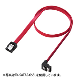 サンワサプライ TK-SATA3-03SL 下L型シリアルATA3ケーブル