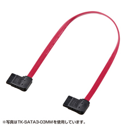 サンワサプライ TK-SATA3-05MM 右右L型シリアルATA3ケーブル