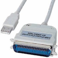 サンワサプライ USB-CVPR5 USBプリンタコンバータケーブル(5m)