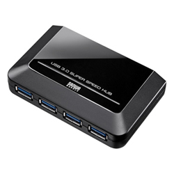 サンワサプライ USB-HGW410BKN 4ポートUSB3.0ハブ(ブラック)