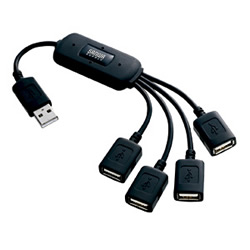 サンワサプライ USB-HUB227BK USB2.0ハブ(4ポート・ブラック)