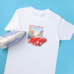 サンワサプライ JP-TPR7 インクジェット用アイロンプリント紙(白布用) 1冊=転写紙×3シート、仕上紙×1シート