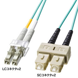 サンワサプライ HKB-OM3LCSC-03L OM3光ファイバケーブル
