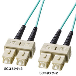 サンワサプライ HKB-OM3SCSC-03L OM3光ファイバケーブル